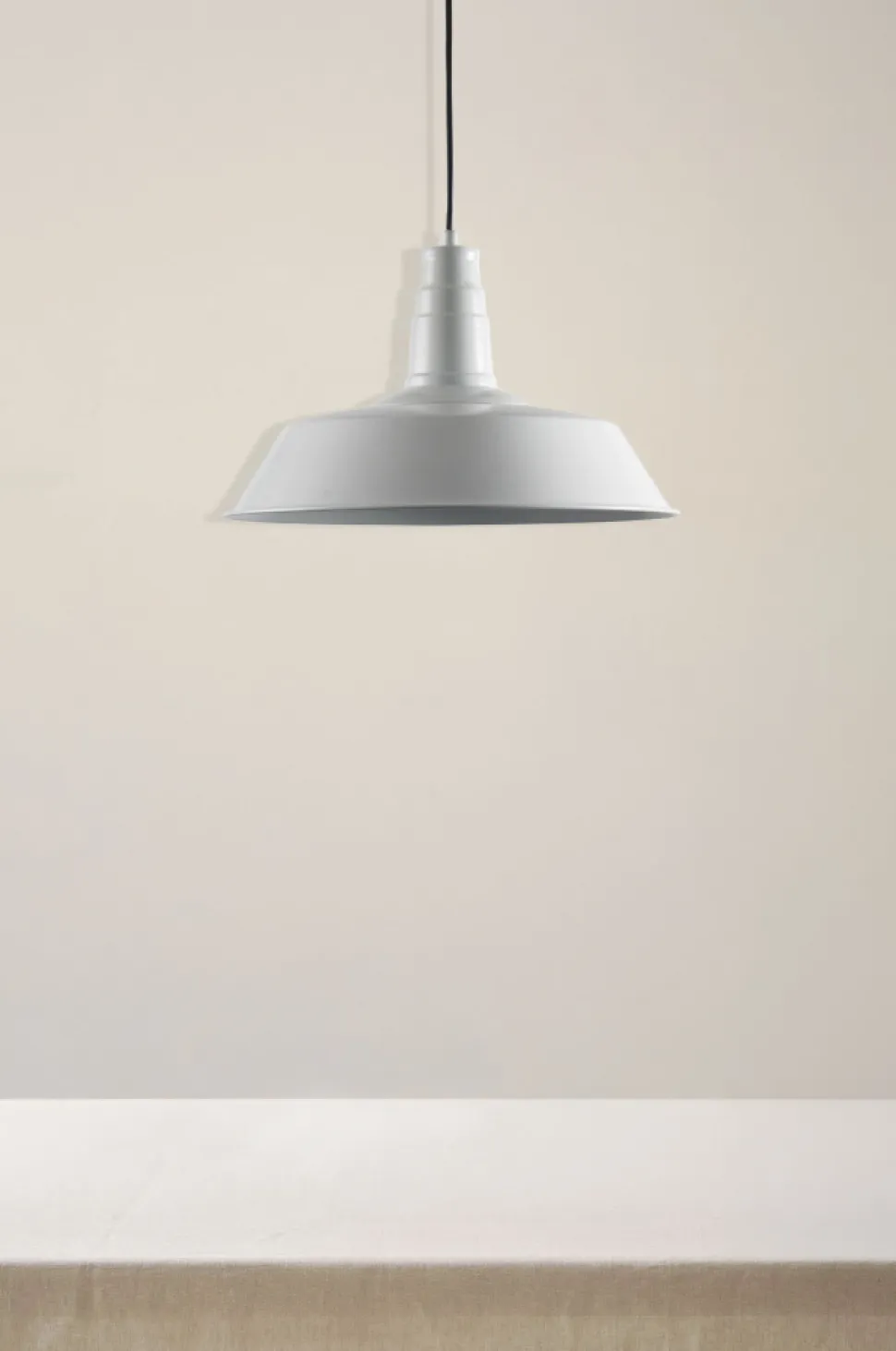 Taklampa Vintage 36cm - Vit