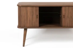 Tv-Bänk 'Barbier' - Valnöt