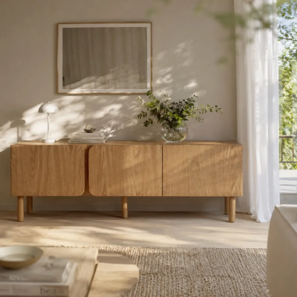 Tv-bänk 'Lövhamn' S - Natur