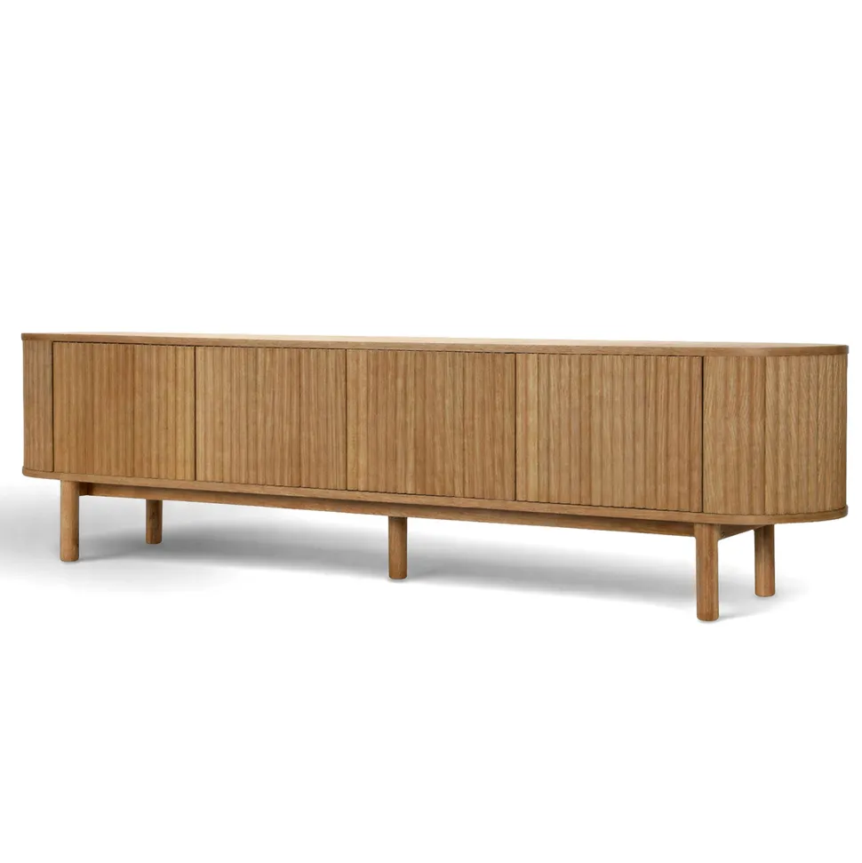 Tv-bänk 'Myshult' 200x55cm - Natur