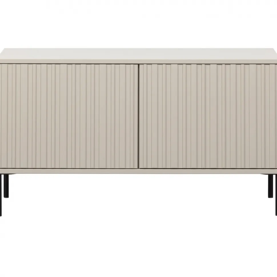 TV-bänk ‘New Gravure’ 100 cm - Beige/Svart