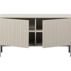 TV-bänk ‘New Gravure’ 100 cm - Beige/Svart