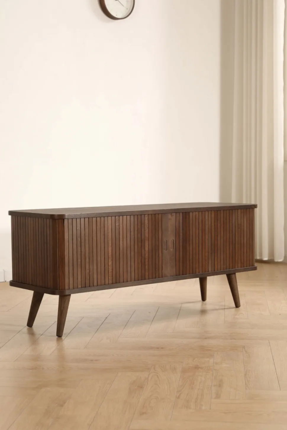 Tv-Bänk 'Vento' 120 cm - Valnöt