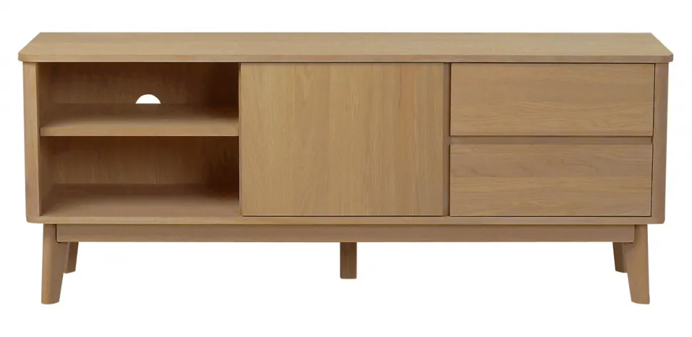 TV-bänk 'Yumi' 152x42cm - Ek
